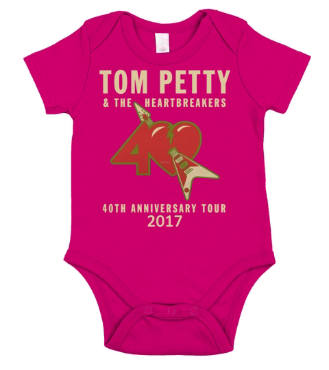 40th Anniversary Tour 2017 Tom Petty Short Sleeve Baby One-Piece