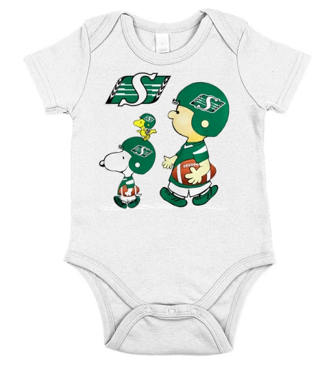 ca-sport-baseball-Saskatchewan Roughriders Short Sleeve Baby One-Piece