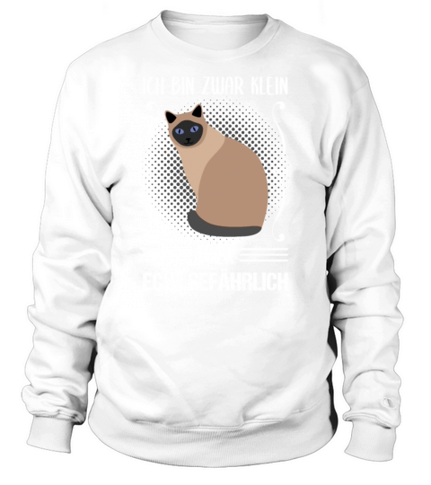 Cat Small But Dangerous Funny Quote Gift Sweatshirt Unisex