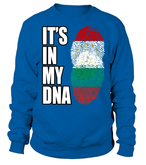 Tajikistani And Bulgarian Vintage Heritage DNA Fla Sweatshirt Unisex