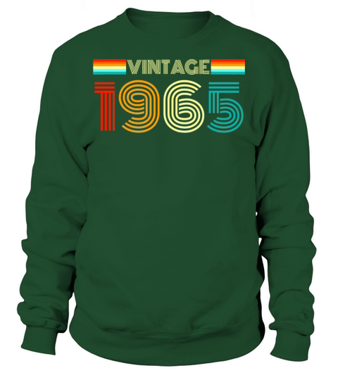 Vintage Retro 1965 - Vintage 1965 Birthday Gift Sweatshirt Unisex