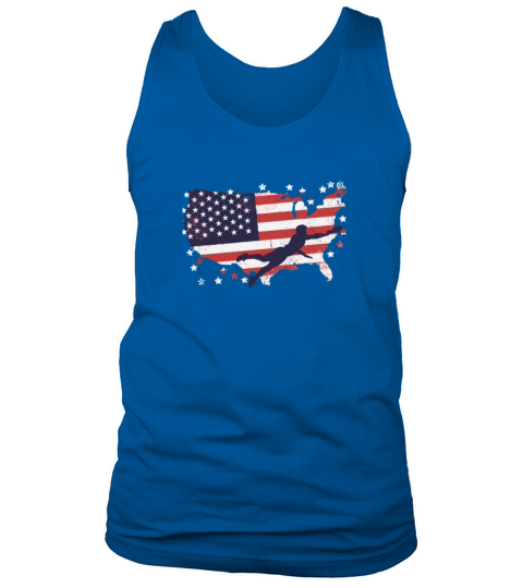 American flag Ultimate Frisbee Tank Top Unisex