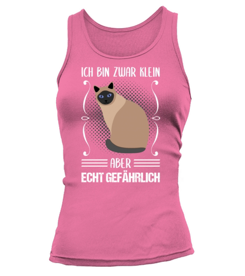 Cat Small But Dangerous Funny Quote Gift Tank top Woman