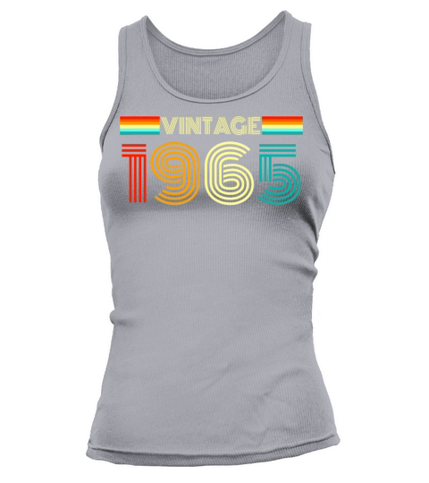 Vintage Retro 1965 - Vintage 1965 Birthday Gift Tank top Woman