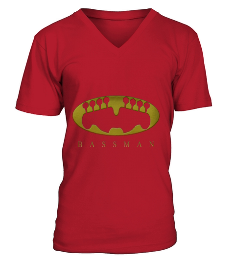 BassMan T Shirt V-Neck T-shirt