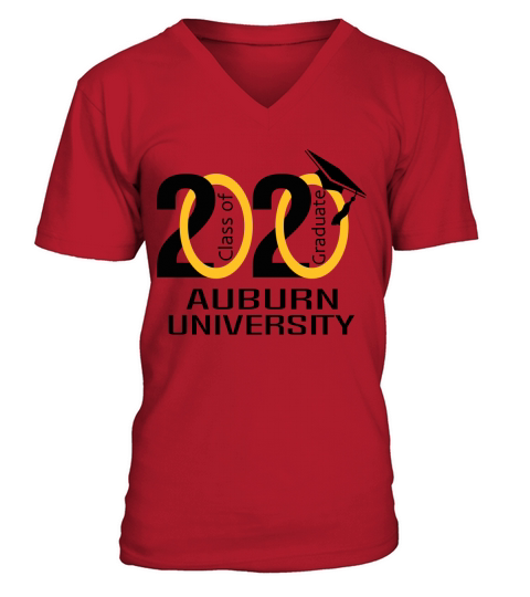 Class Of 2020 Graduation Auburn University V-Neck T-shirt