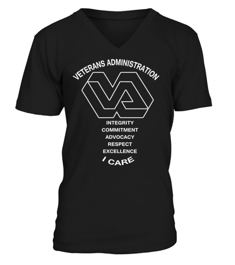 Department Of Veterans Affairs I Care Support For Families T-Shirt V-Neck T-shirt
