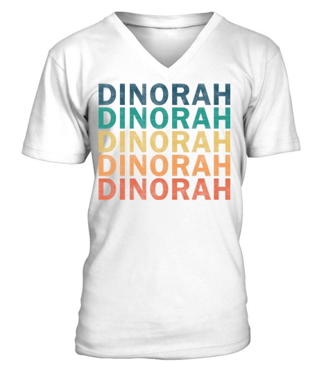 Dinorah Name T Shirt - Dinorah Vintage Retro Name V-Neck T-shirt