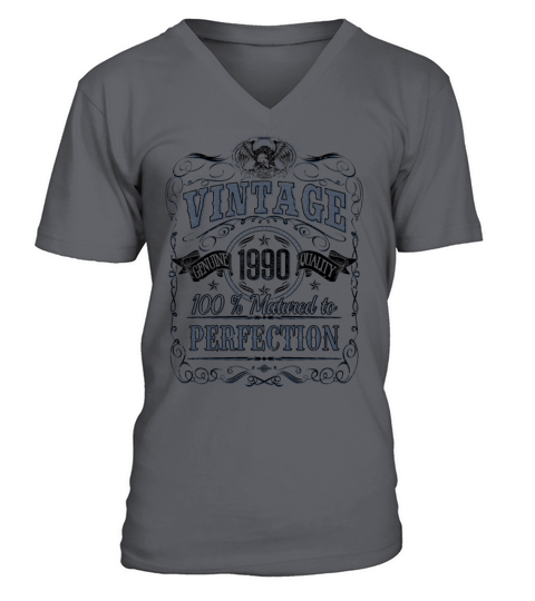 Vinage 1990 birthday year of birth 1990 gift V-Neck T-shirt