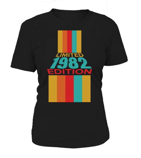 Retro Vintage 1982 Limited Edition 40th Birthday Women's T-Shirt