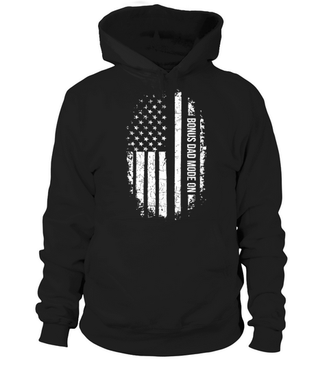 4th of July Quote for a Patriotic Step Dad Hoodie Unisex
