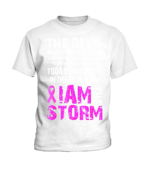 I am the storm Breast cancer awareness T Shirt Kids T-Shirt