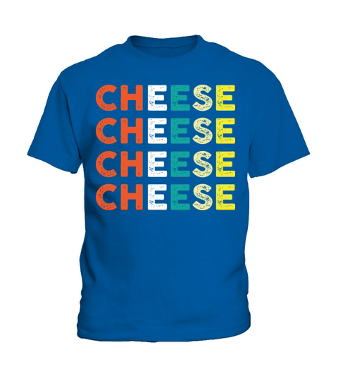 Retro Vintage Cheese Kids T-Shirt