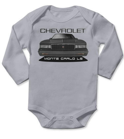 1980s Monte Carlo LS Two Sided Long Sleeve Baby One-Piece