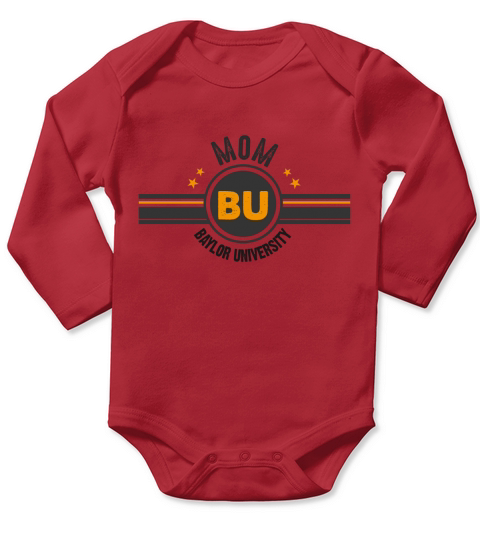Baylor University Mom Awesome Family Gift Long Sleeve Baby One-Piece
