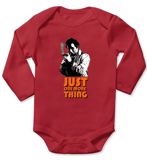 Columbo - Just One More Thing Long Sleeve Baby One-Piece