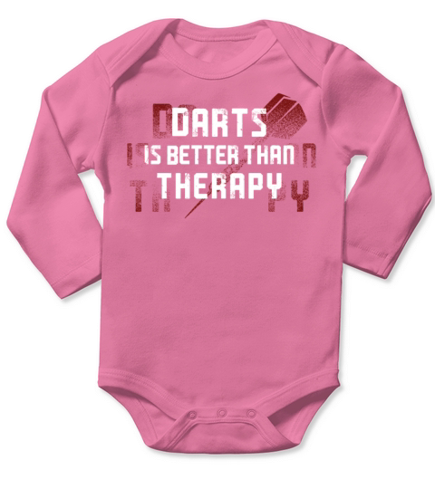Darts Vintage Darts Is Better Than Long Sleeve Baby One-Piece