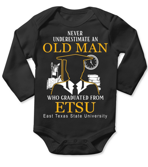 East Texas State University - Coffee Mug (colored) Long Sleeve Baby One-Piece