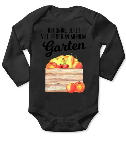 Garden Funny Quote Hobby Gardener Gift Idea Long Sleeve Baby One-Piece