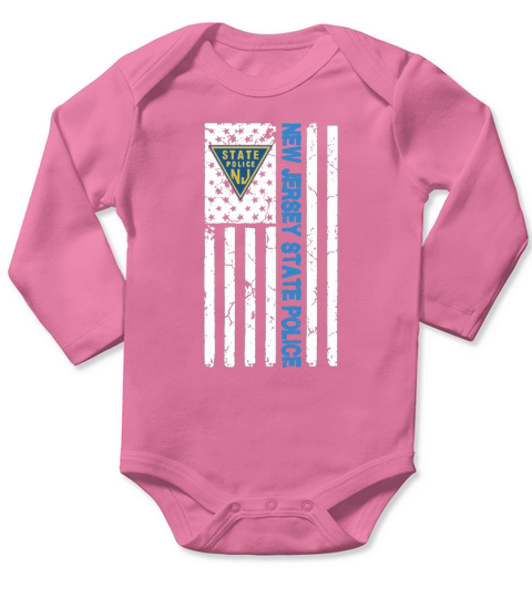 new jersey state police LIMTED EDITION Long Sleeve Baby One-Piece