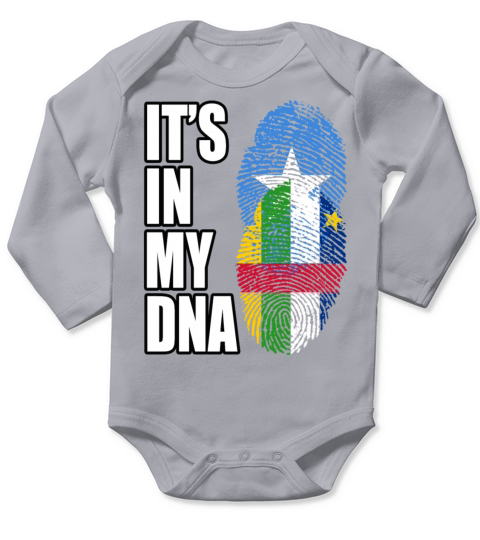 Somali And Central African Vintage Heritage DNA Fl Long Sleeve Baby One-Piece