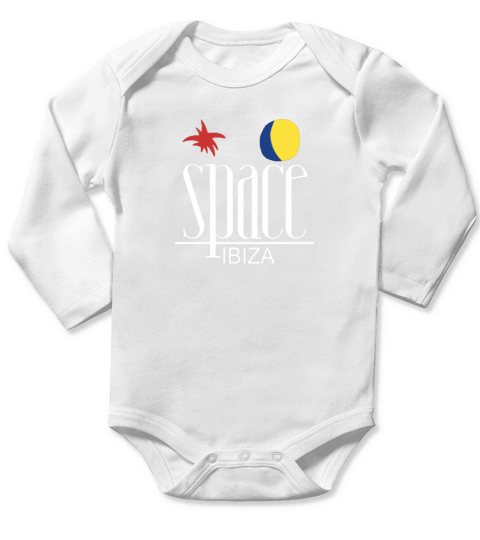 Space Ibiza - Mens Premium T-Shirt Long Sleeve Baby One-Piece