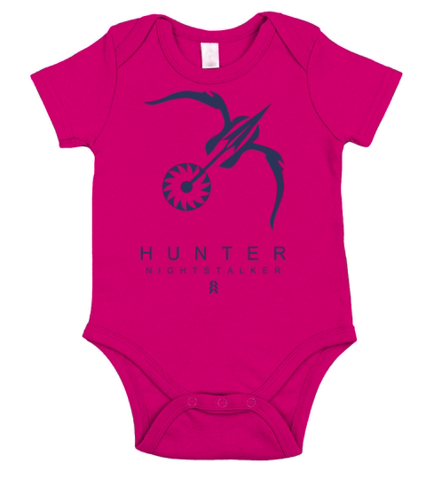 Destiny Hunter Nightstalker Shadowshot - Navy T-Shirt Short Sleeve Baby One-Piece
