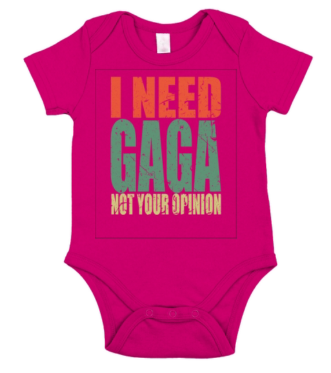 Gaga Ball Sport Saying Funny Short Sleeve Baby One-Piece