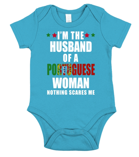 HUSBAND OF A PORTUGUESE WOMAN T-SHIRT Short Sleeve Baby One-Piece