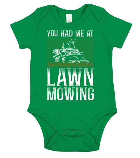 Lawn Mower Mowing Dad Father Short Sleeve Baby One-Piece