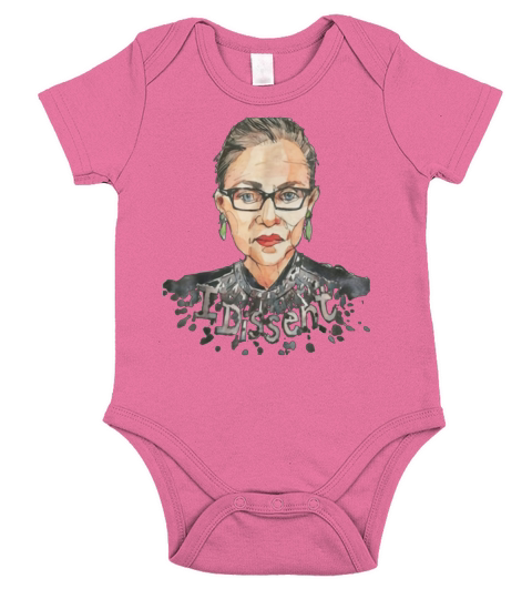 Notorious RBG Unbreakable Ruth Bader Ginsburg Dissent Fight For Women shirt Short Sleeve Baby One-Piece