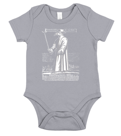 Plague Doctor Tshirt Short Sleeve Baby One-Piece