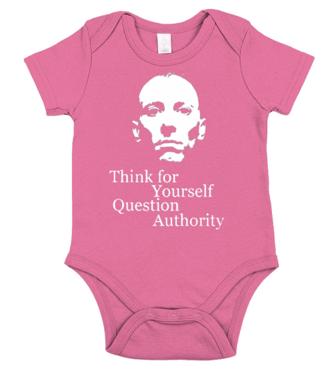 Think for yourself question authority Short Sleeve Baby One-Piece