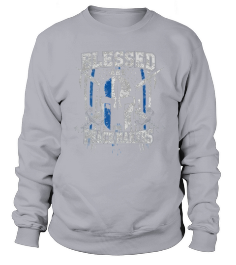 Blessed Are The Peacemakers Thin Blue Line Shirt Sweatshirt Unisex