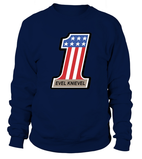 Evel Knievel Logo Sweatshirt Unisex