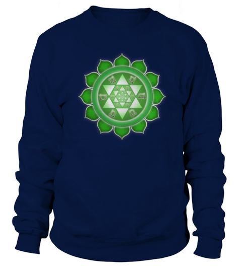 Heart Chakra Fractal Bloom Womens  bamboo tee Sweatshirt Unisex