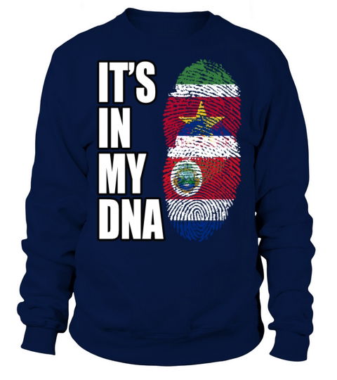 Surinamese And Croatian Vintage Heritage DNA Flag Sweatshirt Unisex