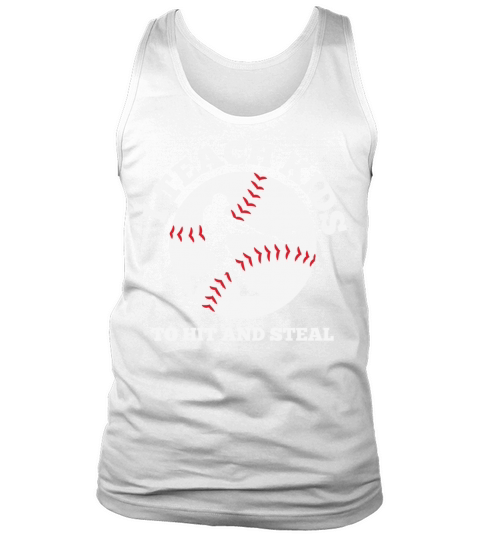 I Teach Kids to hit and Steal Baseball Coach Tank Top Unisex