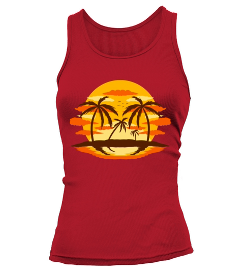 Summer Palm Beach Vintage Tank top Woman
