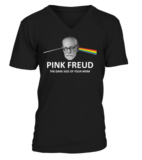 Pink freud die dunkle Seite deiner Mutter V-Neck T-shirt