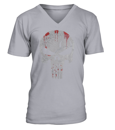 PUNISHER T Shirt V-Neck T-shirt