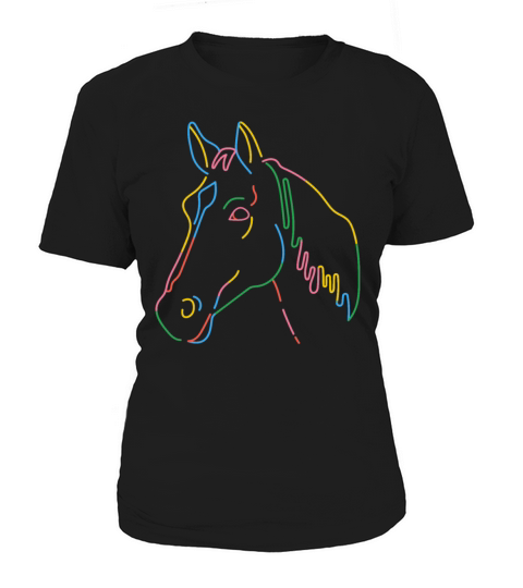 Girls Horse Riding Shirt Vintage Retro Women's T-Shirt