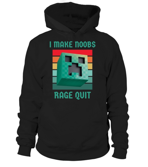 Retro vintage I make noobs rage quit Hoodie Unisex