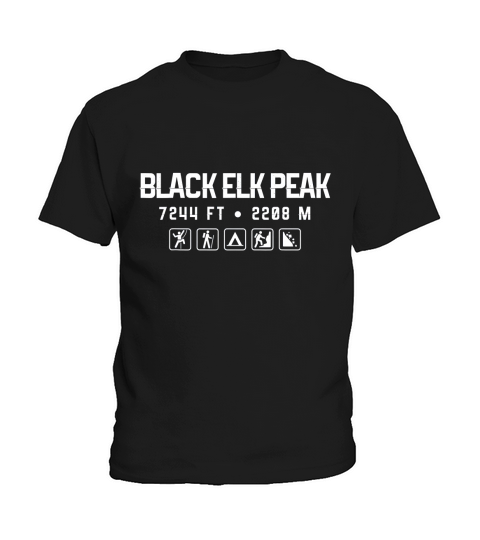 Black Elk Peak, South Dakota Mountain Shirt Kids T-Shirt