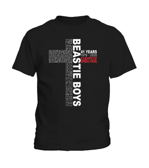Cross Beastie Boys 41 years 1979-2020 Sabotage shirt Kids T-Shirt