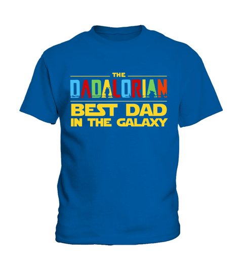 The Dadalorian best Dad in the Galaxy vintage shirtsh Kids T-Shirt