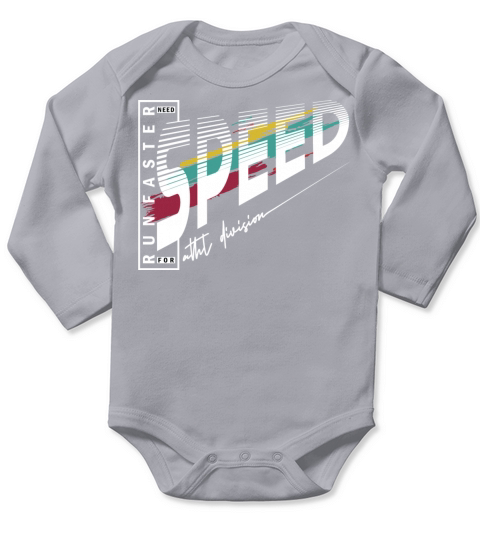 Run Long Sleeve Baby One-Piece