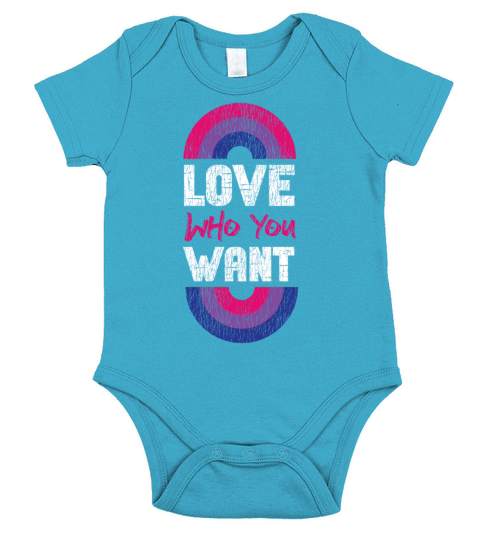 Bisexual Bi Pride Flag Rainbow Short Sleeve Baby One-Piece