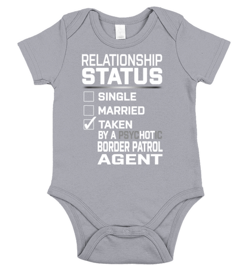 Border Patrol Agent Job Shirts Short Sleeve Baby One-Piece