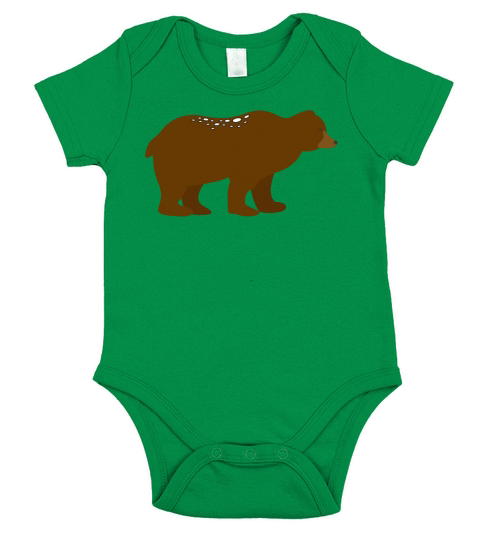 Forest animal(30) Short Sleeve Baby One-Piece